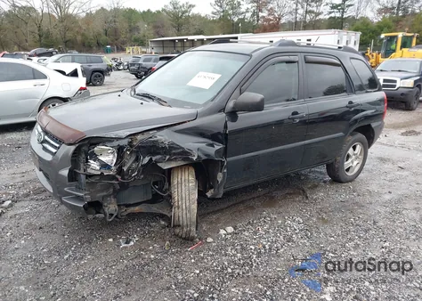 2007 Kia Sportage Lx from USA, damaged, VIN KNDJF724077417745